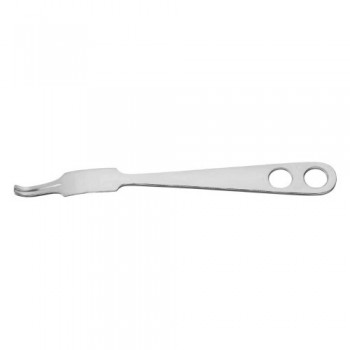 Lange-Hohmann Bone Lever Wide Tip with Groove Stainless Steel, 25 cm - 9 3/4" Blade Width 22 mm